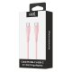 Cable USB COOL Silicona Universal Tipo C a Tipo C (1 metro) Rosa