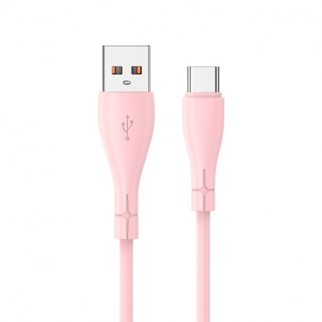 COOL Silicone Cavo USB Universale Tipo C Rosa (1 metri)