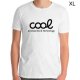 Textil Camiseta Cool Accesorios Talla XL (Unisex) Blanco