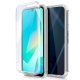 COOL 3D Silicone Case for Samsung A165 Galaxy A16 / A 16 5G (Transparent Front + Back)