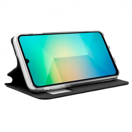 Custodia COOL Flip Cover per Samsung A065 Galaxy A06 Smooth Nero