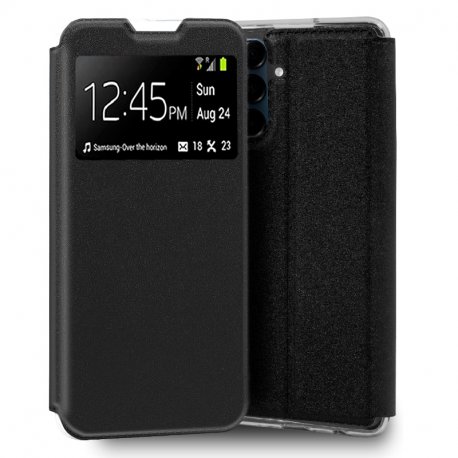Custodia COOL Flip Cover per Samsung A165 Galaxy A16 / A16 5G Smooth Nero