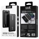 Universal External Battery Power Bank 10,000 mAh + PD 22.5W (2 connections) Black