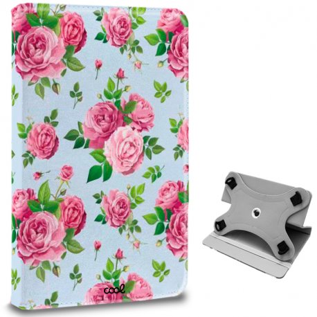 COOL Custodia per Ebook / Tablet Universal 9.7 - 11 in Similpelle Rose (Panoramica)