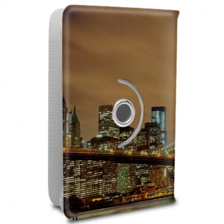 COOL Ebook / Tablet Universal 9.7 - 11 inch Leatherette Skyline Case (Panoramic)