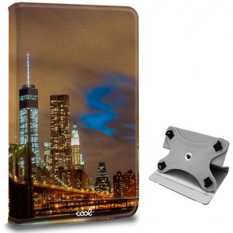 COOL Ebook / Tablet Universal 9.7 - 11 inch Leatherette Skyline Case (Panoramic)
