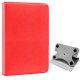 Funda COOL Ebook Tablet 9.7 - 10.5 Pulgadas Polipiel Giratoria Rojo