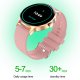 Smartwatch COOL Iris Silicone Black (AMOLED, Calls, Health, Sport)