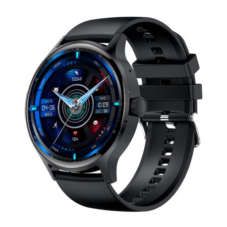 Smartwatch COOL Iris Silicone Preto (AMOLED, Chamadas, Esporte, Saúde)