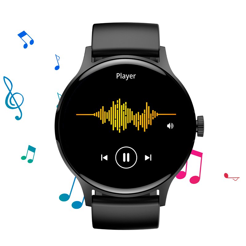 Smartwatch COOL Iris Silicone Grey (AMOLED, Calls, Health, Sport)