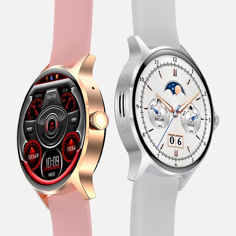 Smartwatch COOL Iris Silicone Grey (AMOLED, Calls, Health, Sport)