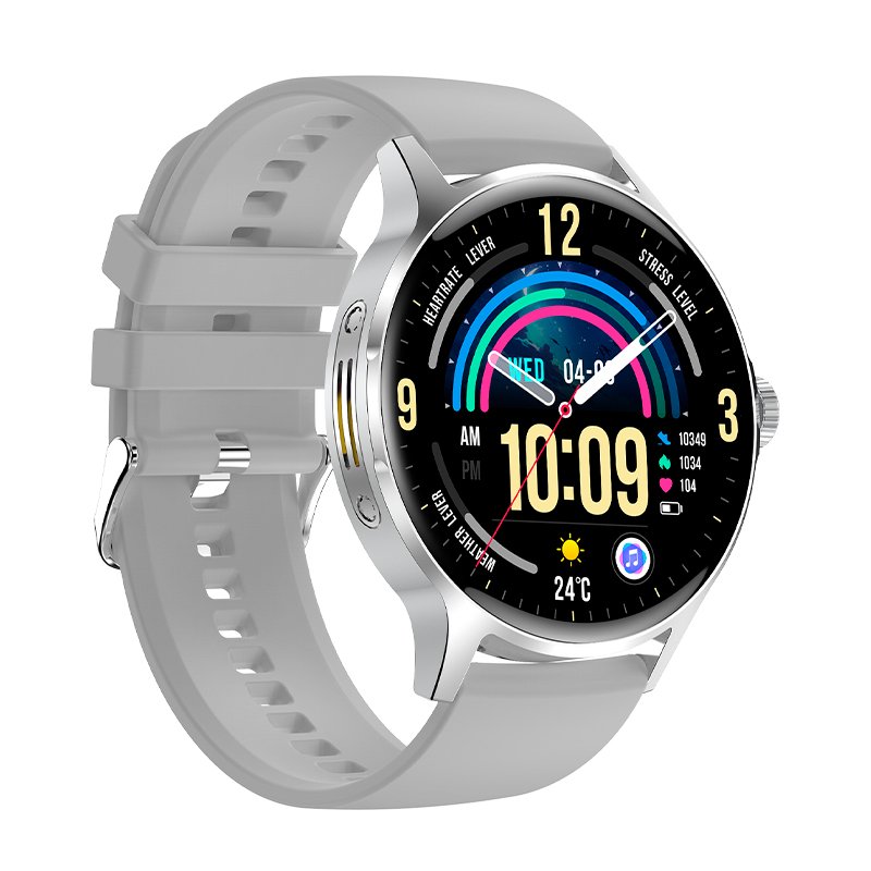 Smartwatch COOL Iris Silicone Grey (AMOLED, Calls, Health, Sport)