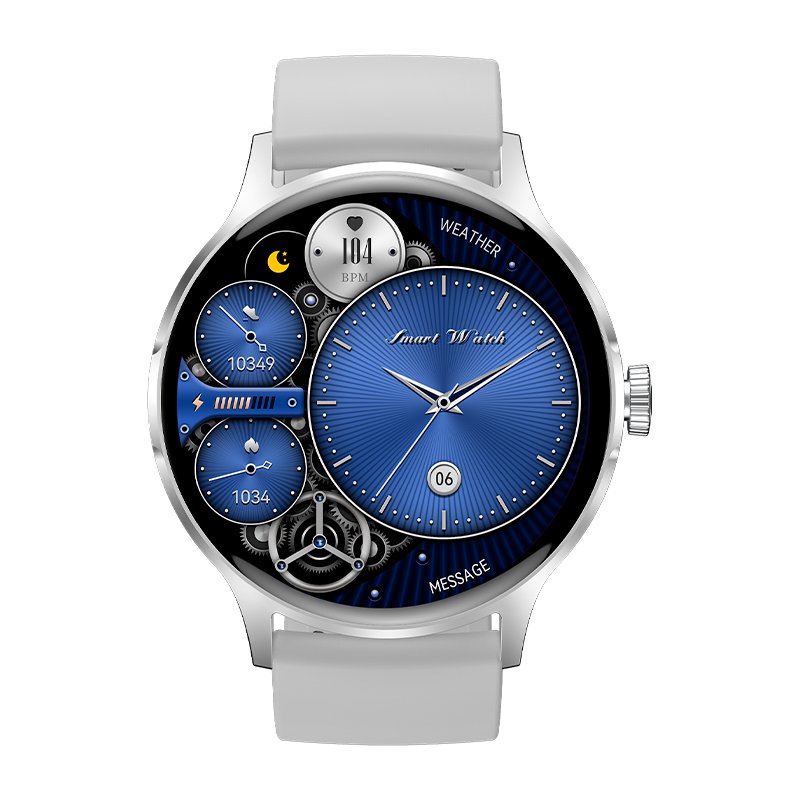 Smartwatch COOL Iris Silicone Grey (AMOLED, Calls, Health, Sport)