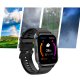 Smartwatch COOL Delta Silicone Black (Calls, Health, Sport)