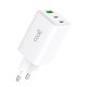 Cargador Red Universal Ultra Fast PD 2 x Tipo-C + USB COOL (65W) GaN Blanco