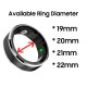 Smart Ring COOL Health + Base Powerbank (Salute, Sport, Sonno) Dimensioni 21 mm