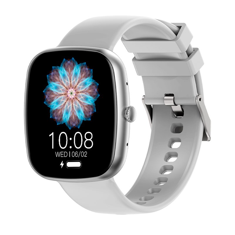 Smartwatch COOL Border Silicone Grigio (Amoled, Chiamate, Sport, Salute)