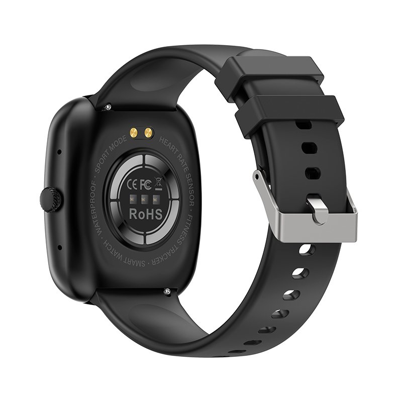 Smartwatch COOL Border Silicone Nero (Amoled, Chiamate, Sport, Salute)