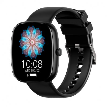Smartwatch COOL Border Silicone Nero (Amoled, Chiamate, Sport, Salute)
