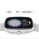 Smartwatch COOL Border Silicone Grey (Amoled, Calls, Health, Sport)