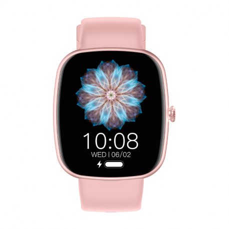 Smartwatch COOL Border Silicone Rosa (Amoled, Chiamate, Sport, Salute)