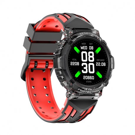 Smartwatch COOL Clever Silicona Negro (Llamadas, Salud, Deporte)