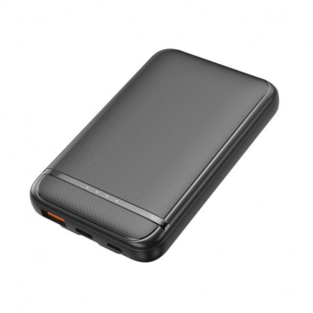 Bateria Externa Power Bank 5000 mAh COOL (2 Cabos: TYPE C / Lightning) Preto