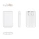 Batteria esterna Power Bank 5000 mAh COOL (2 cavi: TIPO C / Lightning) Nera