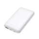 Batteria esterna Power Bank 5000 mAh COOL (2 cavi: TIPO C / Lightning) Nera