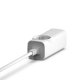 Carregador de rede duplo universal USB + PD Tipo-C + Cabo de carregamento COOL (GaN 65 W) Branco