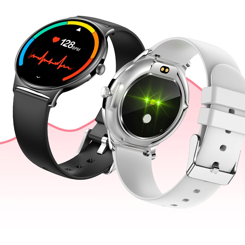 Smartwatch COOL Ultrathin + 2 Straps (AMOLED, Calls, Health, Sport) Grey