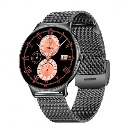 Smartwatch COOL Ultrathin + 2 Correas (Amoled, Llamadas, Salud, Deporte) Negro