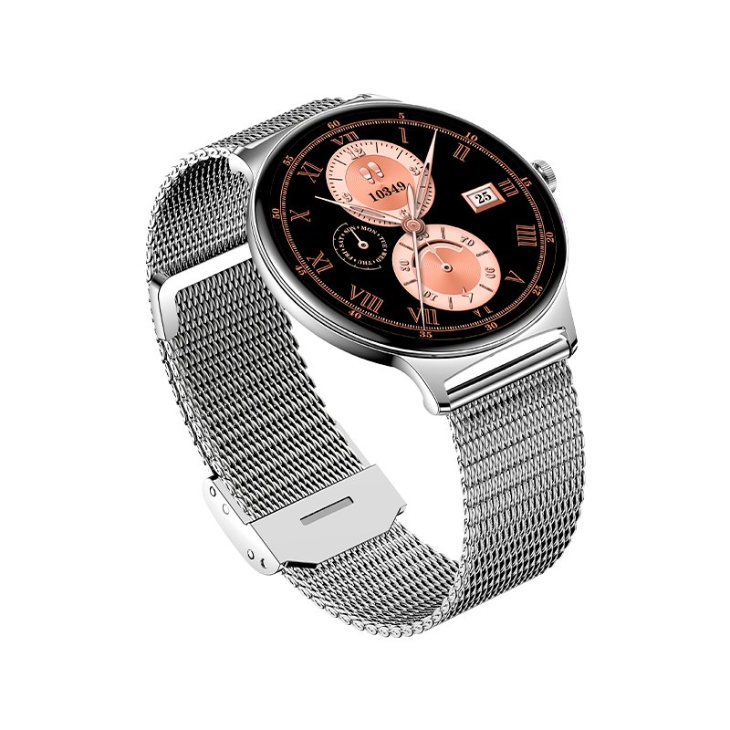 Smartwatch COOL Ultrathin + 2 Straps (AMOLED, Calls, Health, Sport) Grey