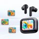 Stereo Bluetooth Dual Pod Earbuds COOL Ambient Black