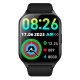 Smartwatch COOL Pantalla Amoled Curved Silicona Negro (Llamadas, Salud, Deporte)