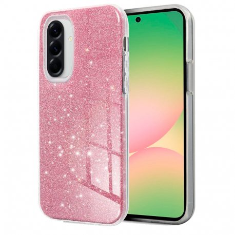 COOL custodia per Samsung A566 Galaxy A56 5G Glitter Rosa