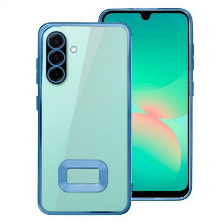 Capa COOL para Samsung A266 Galaxy A26 5G / A17 / A17 5G Borde Metálico (Azul)