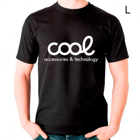 Camiseta Cool Acessórios Tamanho L (Unisex) Preto