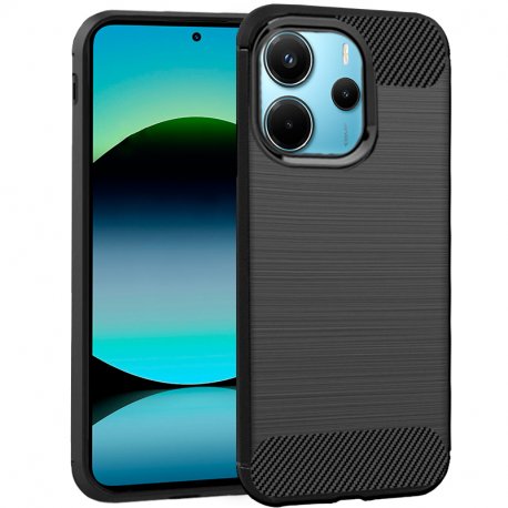 Capa COOL para Xiaomi Redmi Note 14 Carbono Preto