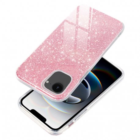 Capa COOL para iPhone 16e / 17e Glitter Rosa