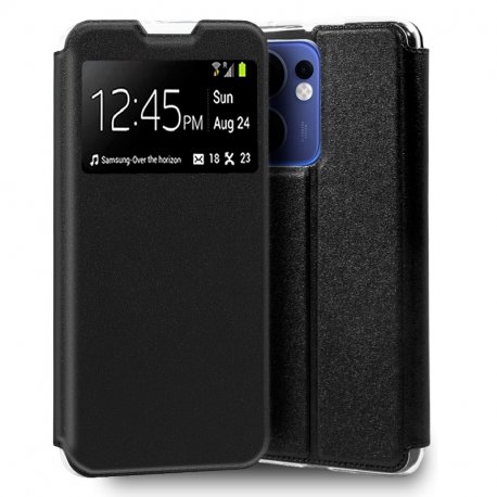 Custodia COOL Flip Cover per Oppo Reno 13 F 5G / 13 FS 5G Nero