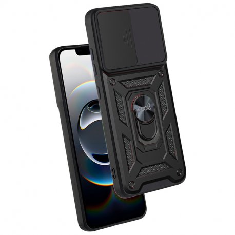 COOL Case for iPhone 16e / 17e Hard Ring Black