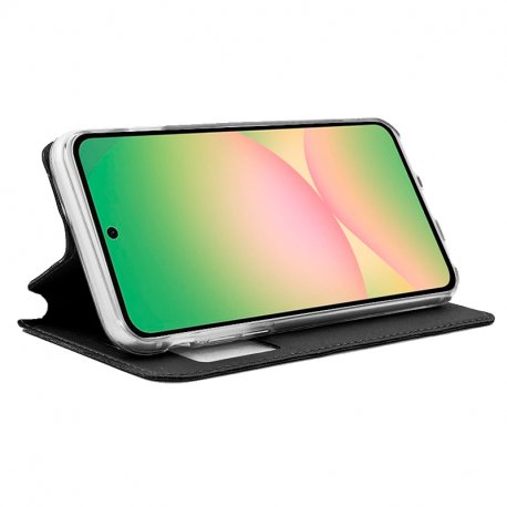 Custodia COOL Flip Cover per Samsung A566 Galaxy A56 5G Smooth Nero