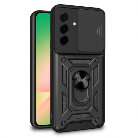 Custodia COOL per Samsung A566 Galaxy A56 5G Hard Ring Nero