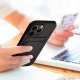 Carcasa COOL Card para iPhone 15 Pro Negro