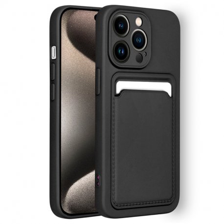 Capa COOL para iPhone 15 Pro Max Card Preto