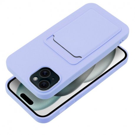Custodia COOL per iPhone 15 Card Viola
