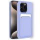 Carcasa COOL Card para iPhone 15 Pro Max Violeta