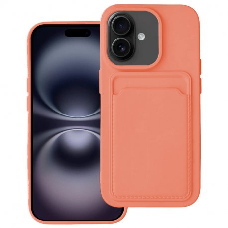 Custodia COOL per iPhone 16 Card Rosa