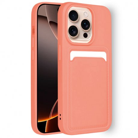Custodia COOL per iPhone 16 Pro Max Card Rosa
